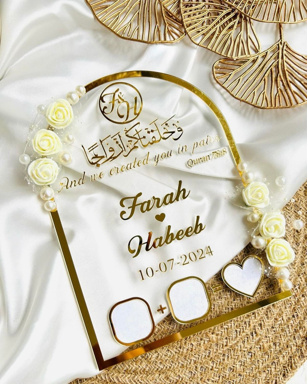 Premium Nikah Nama Set